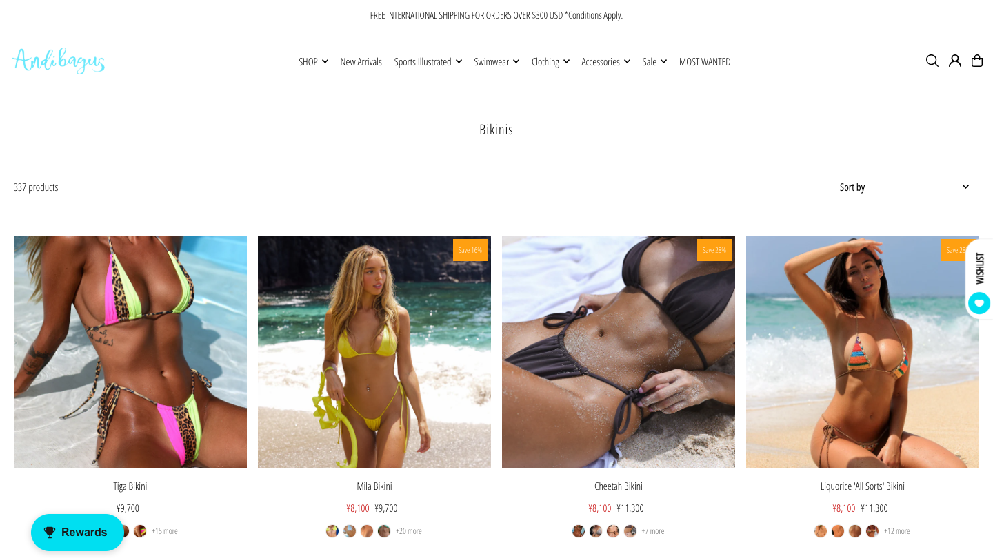 アンディバグース Bikinis