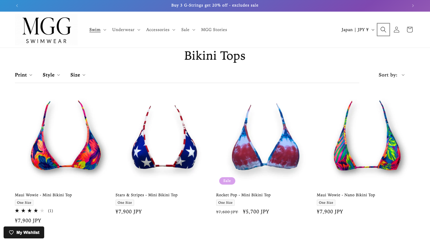 マイクロジジ Bikinis