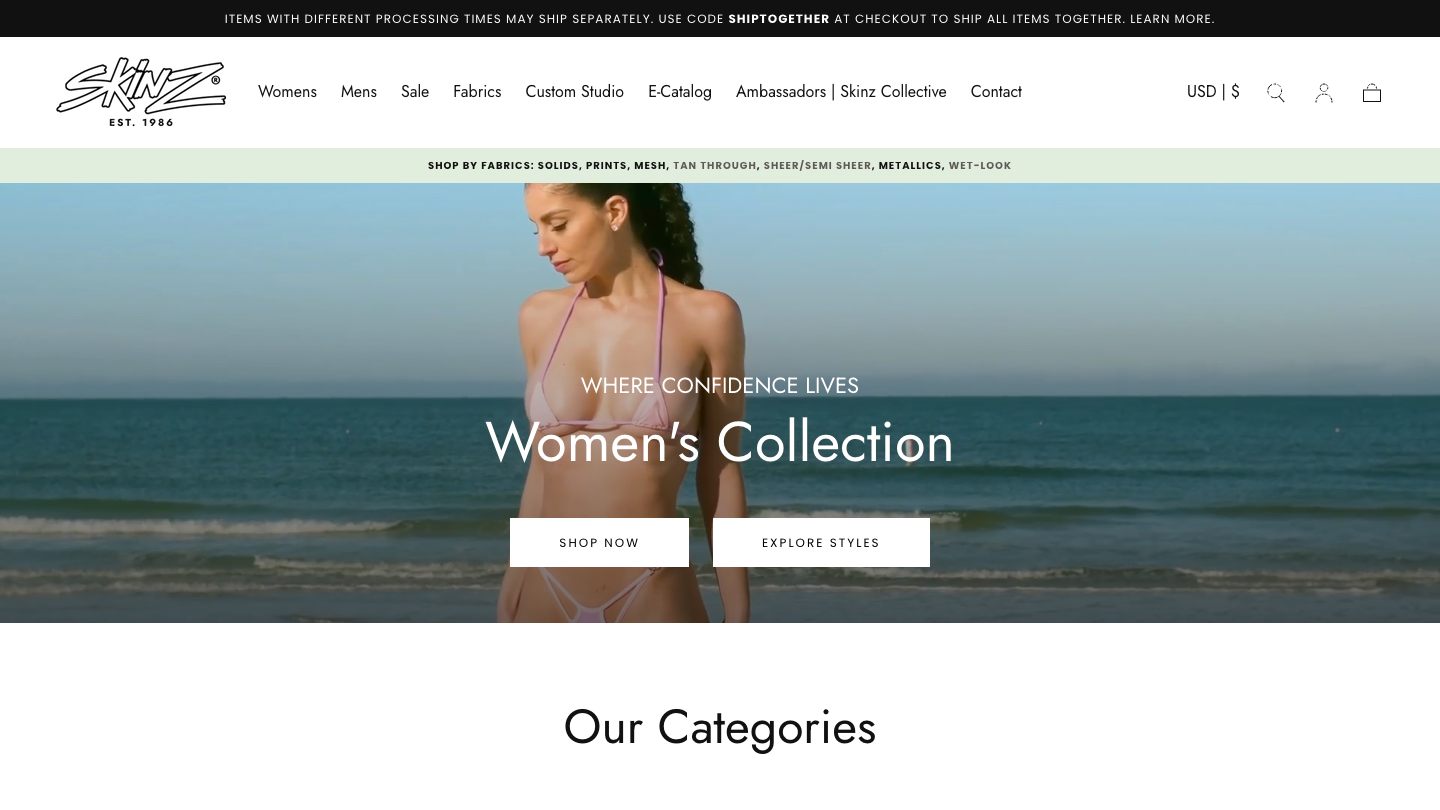 スキンズウェア Womens