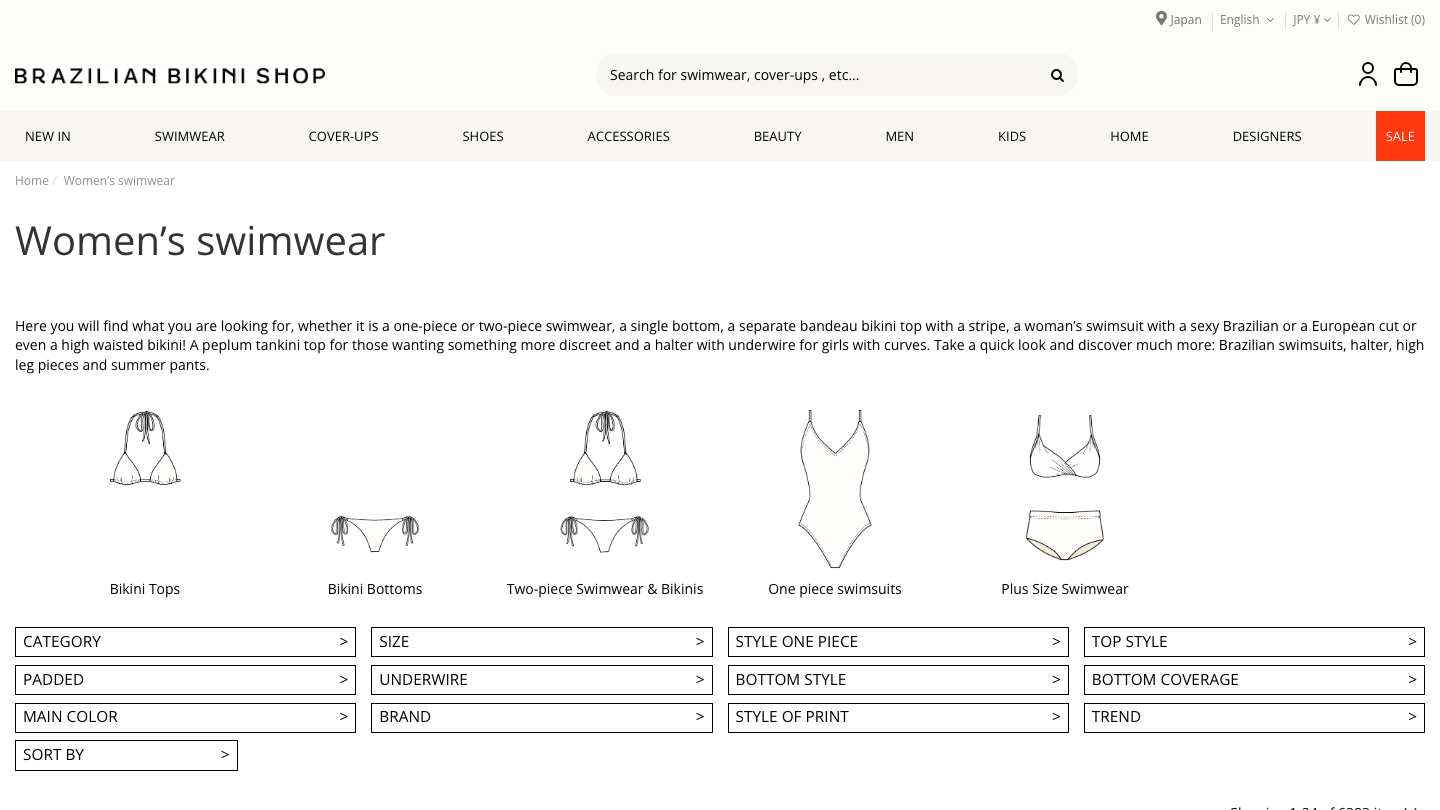 ブラジリアンビキニショップ Swimwear